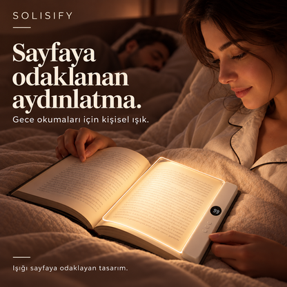 Solisify Pratik Gece Kitap Okuma Yardımcısı