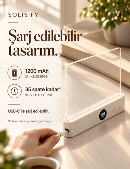 Solisify Pratik Gece Kitap Okuma Yardımcısı