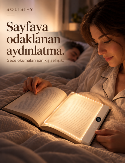 Solisify Pratik Gece Kitap Okuma Yardımcısı