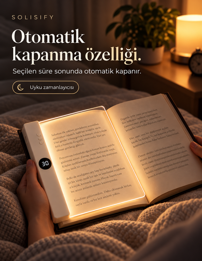 Solisify Pratik Gece Kitap Okuma Yardımcısı